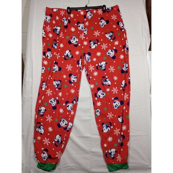 Disney's Mickey Mouse Big & Tall Pajama Top & Bottoms Set Jammies Family 3XLT - Picture 3 of 9